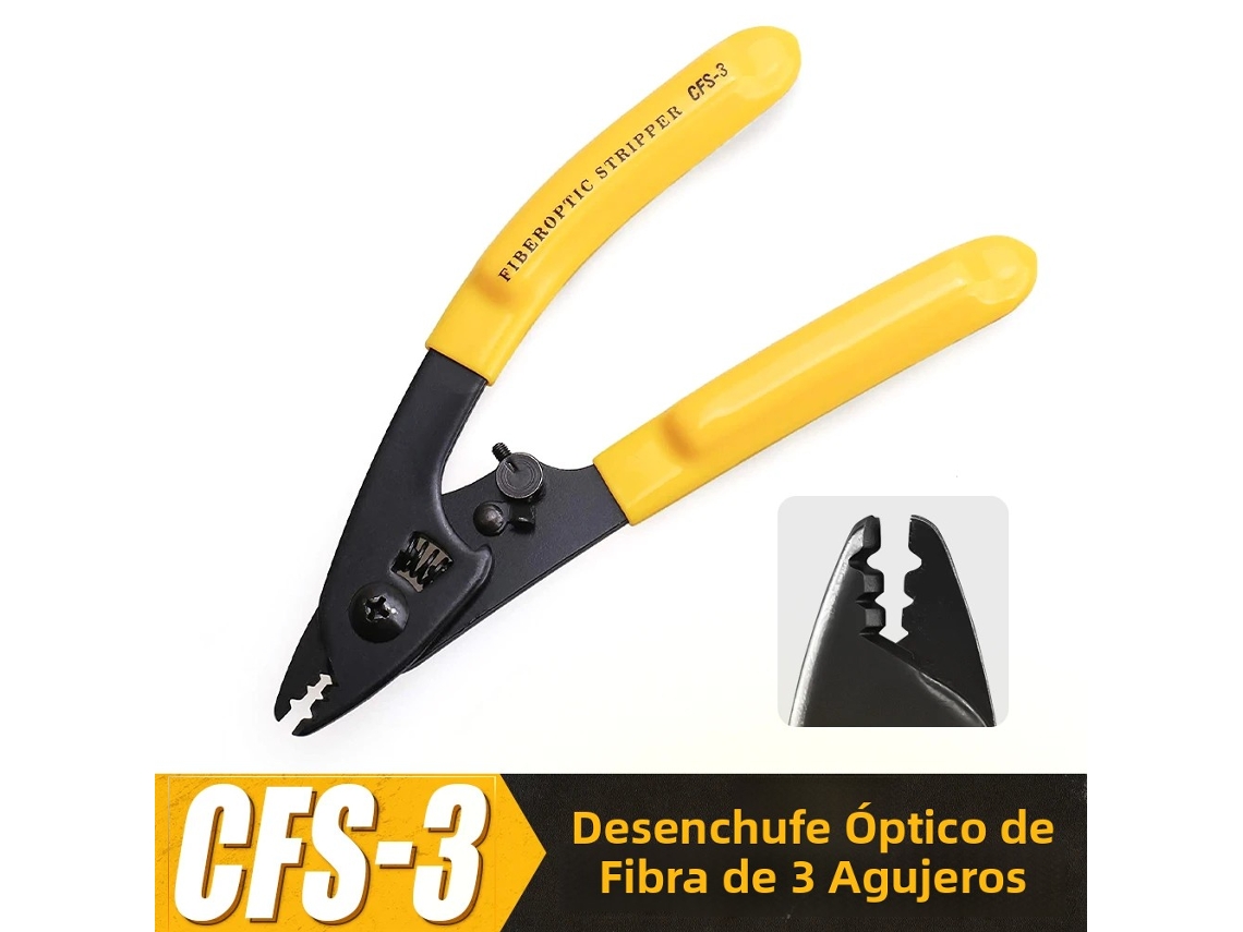 Ferramenta MDUG de crimpagem de fibra óptica, compatível com cabos duplex e simplex