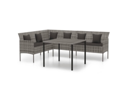 Garden Dining Set, Garden Dining Sets Vidaxl Cinzeto Rattan / Vime (n/a)
