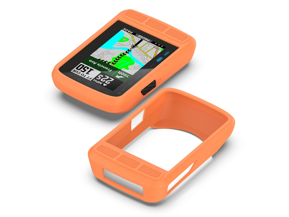 Capa De Silicone Laranja Para Wahoo Elemnt Bolt V2 Wfcc5