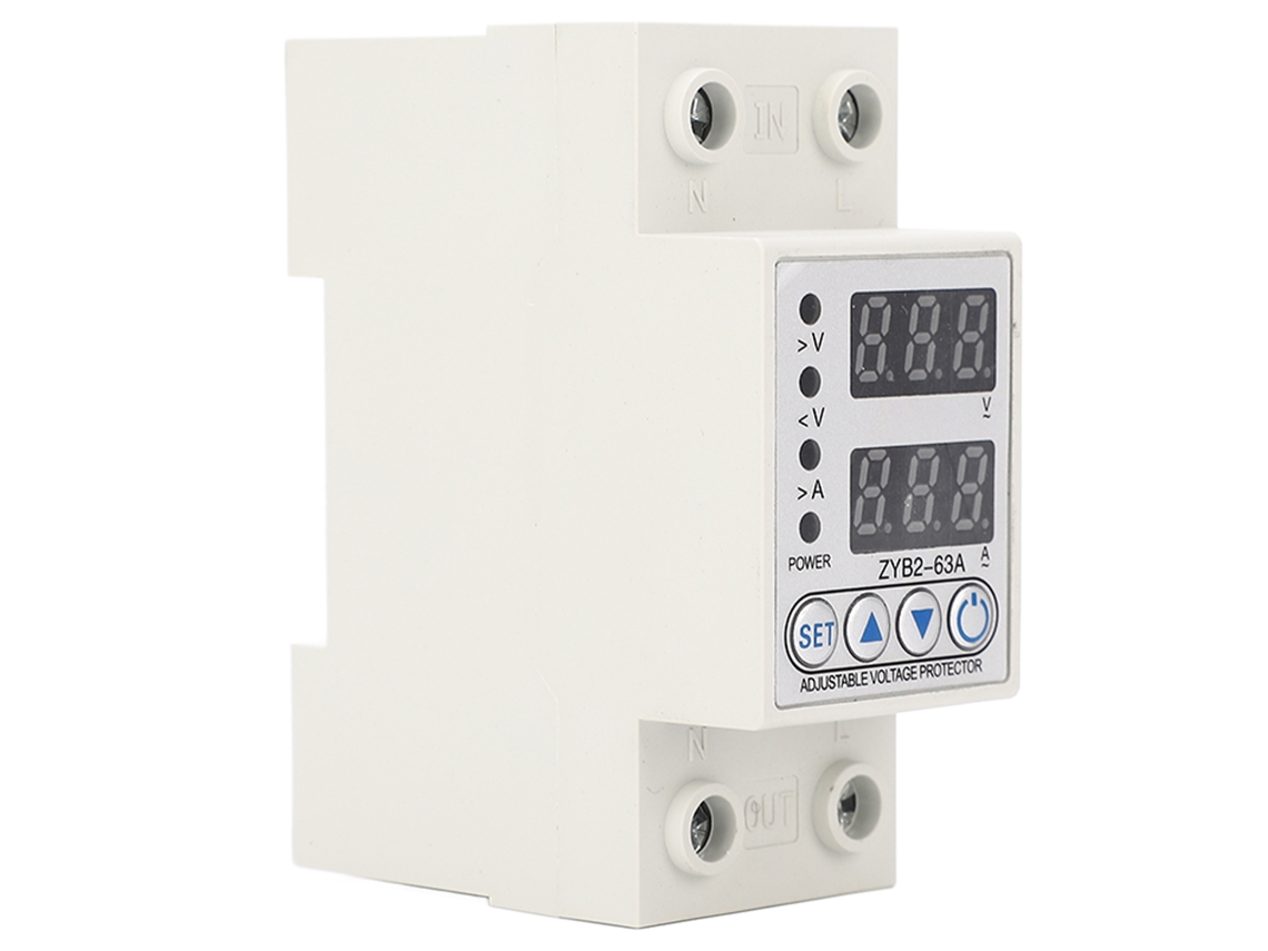 Laxiscreed Protetor De Tensão E Corrente Com Reset Automático E Display Digital