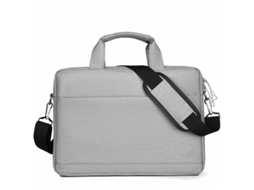 2026zentro-mochila Para Notebook Briefcase Impermeável De Têxtil Oxford Grande Capacidade Para Trabalho Escritório Cinza 14 Polegadas