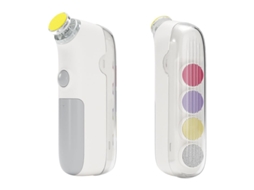 Corta-unhas elétrico para bebê com luz e 5 cabeças, cinza ZYBLSSBB