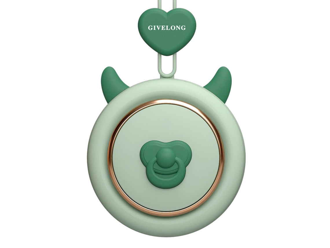 Laxiscreed Ventilador De Pescoço Usb Recarregável, Leve, Mini E Ideal Para Viagens E Desporto