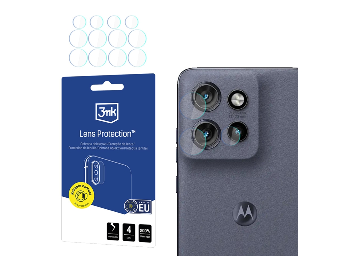 Película De Proteção De Lente 3mk Para Motorola Edge 60 Neo 5g - Vidro Protetor Para Câmera