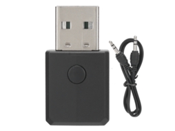Mali receptor e Transmissor de Áudio Bluetooth 5.0 4 em 1 com Usb, Aux 3.5mm e Rca para Tv Pc Carro Música