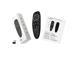 Controle Remoto G10s Pro Para Android Tv Box Com Controle Por Voz, Mouse Sem Fio 2.4g, Giroscópio, Controle Remoto Ir E Retroiluminação Led.