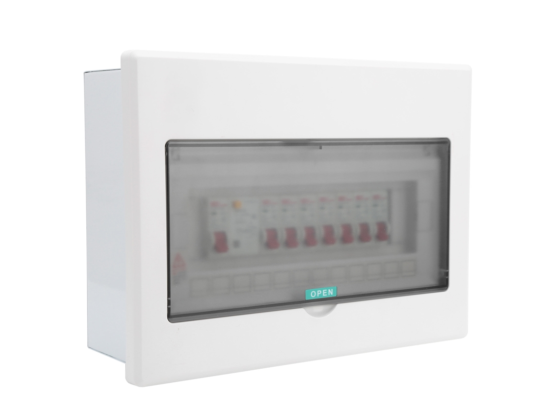 Laxiscreed Caixa De Distribuição Elétrica 7 Vias Com Disjuntor De Proteção Contra Fugas 63a