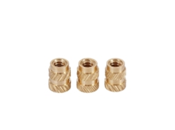 Porca De Inserção Latão, Porcas Serrilhadas Métricas M1.4/m1.6 Com
