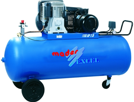 Compressor de Ar Correia 500L 7.5Hp Trifásico Mader Power Tools