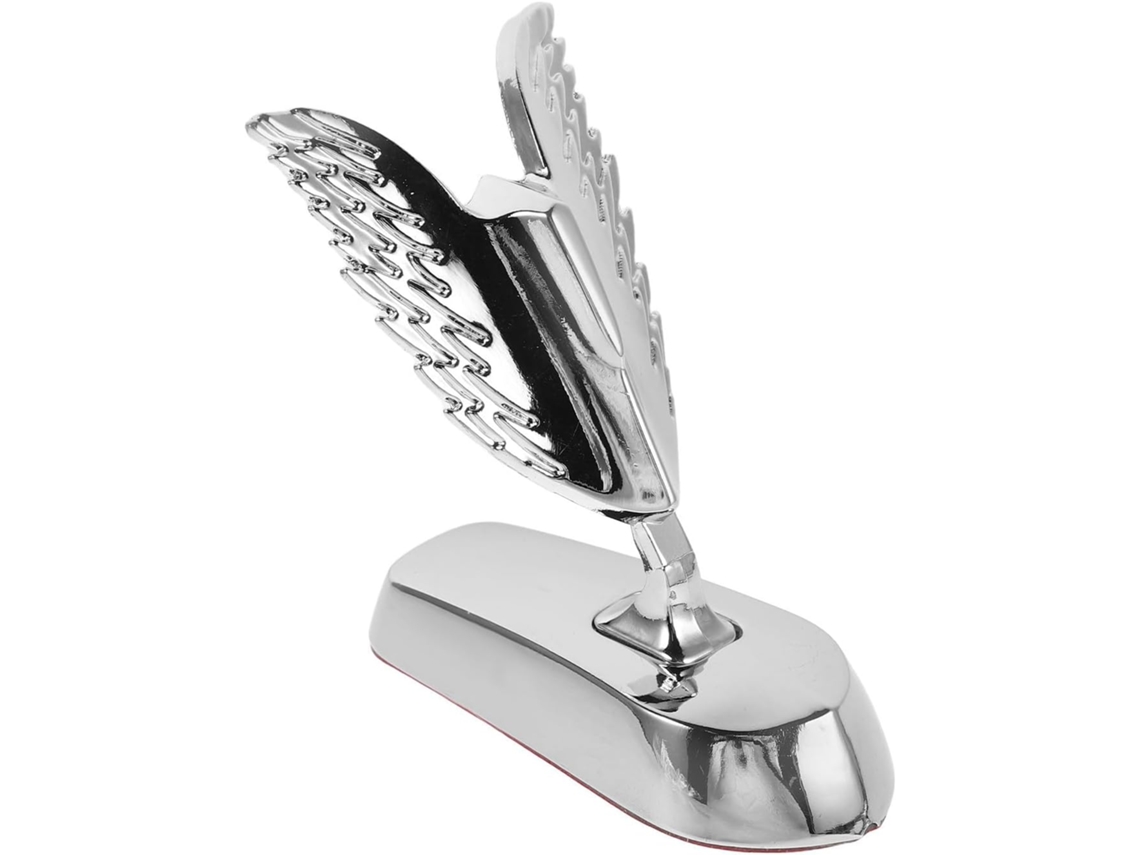 Ornamento de águia para capô em Prata League, adesivo de fácil instalação.