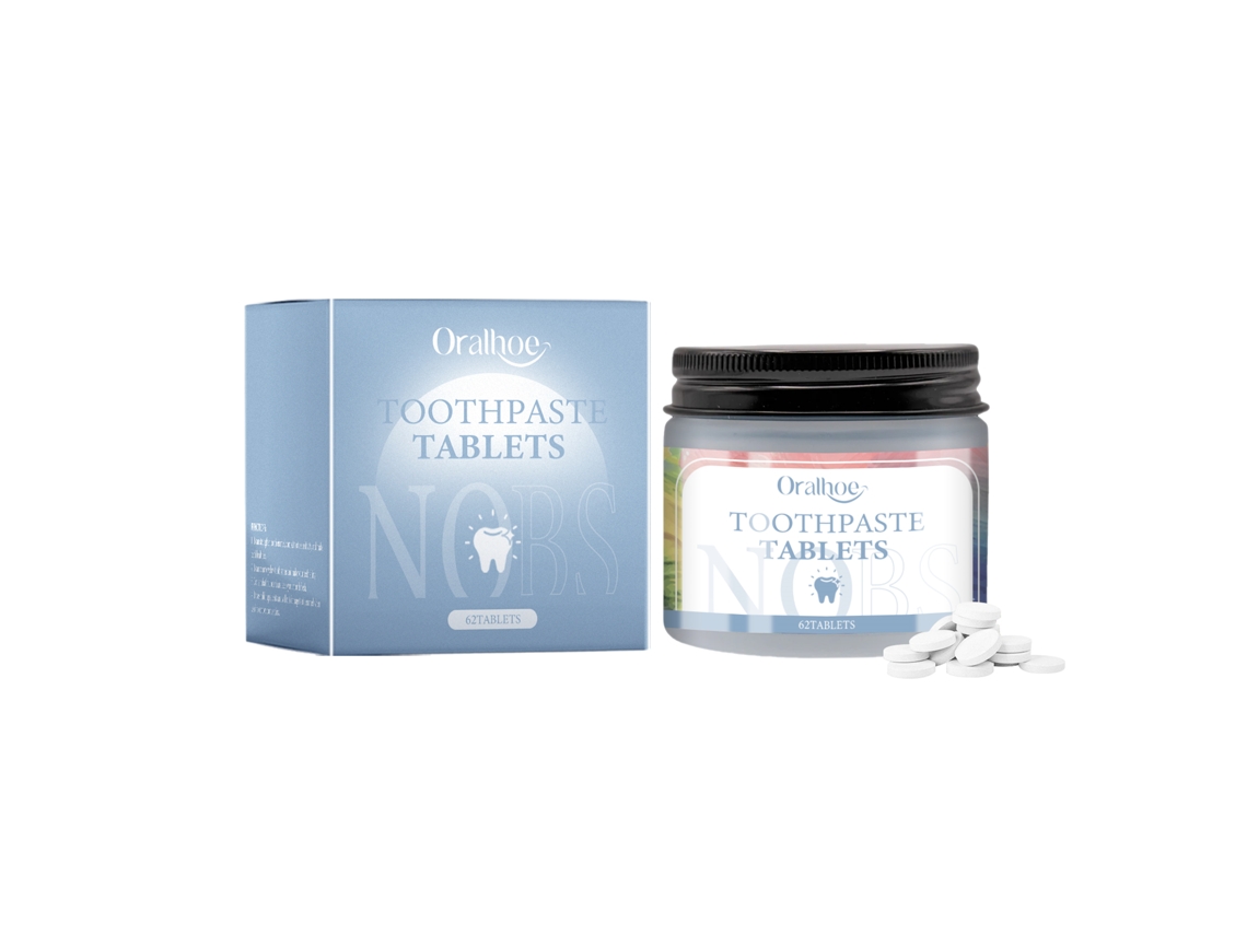 Pasta De Dentes Clareadora Brilhante Em Comprimidos
