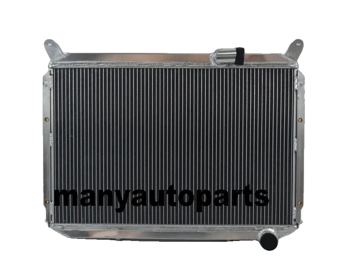 Radiador De Alumínio, Altura 28 Polegadas, Largura 24 Polegadas, Profundidade 2 Polegadas, Compatível Com Nissan 300zx 3.0l V6 1984-1989, Peso 15 Lbs