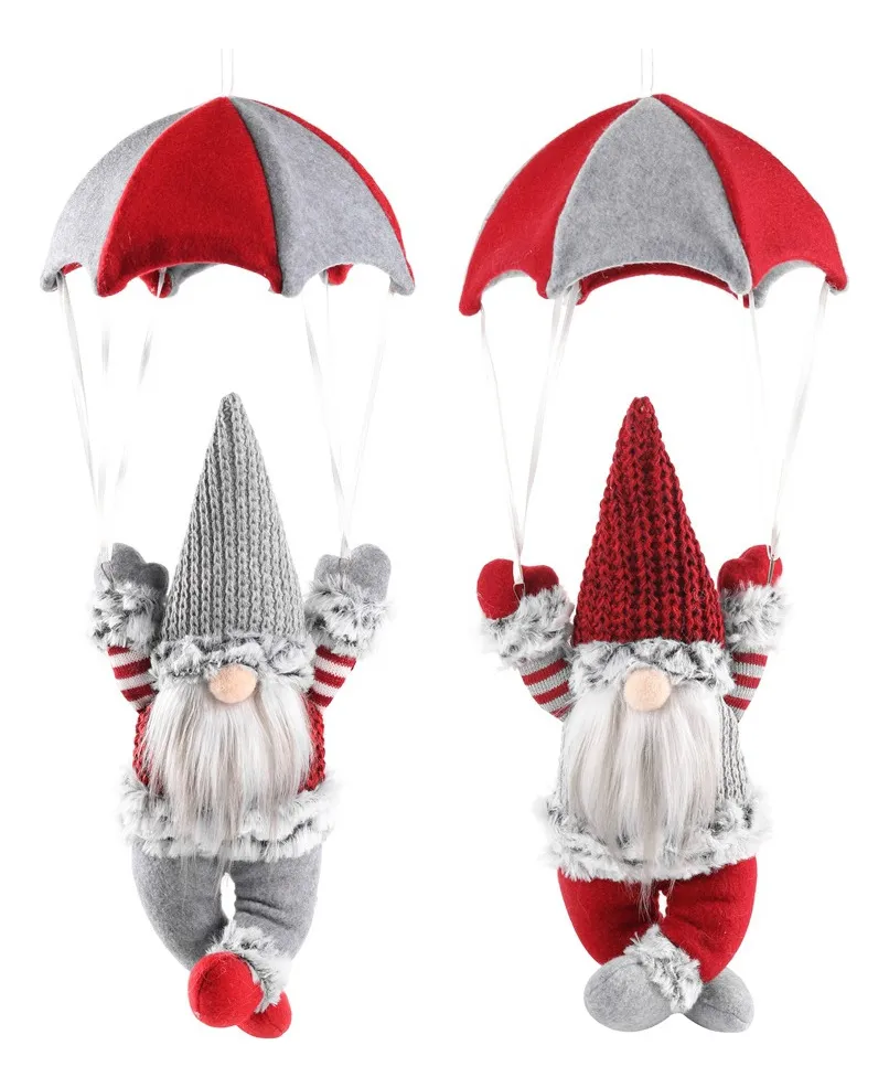 Nova Janela De Natal, Velho, Sem Rosto, Pára Quedas,vayotoy