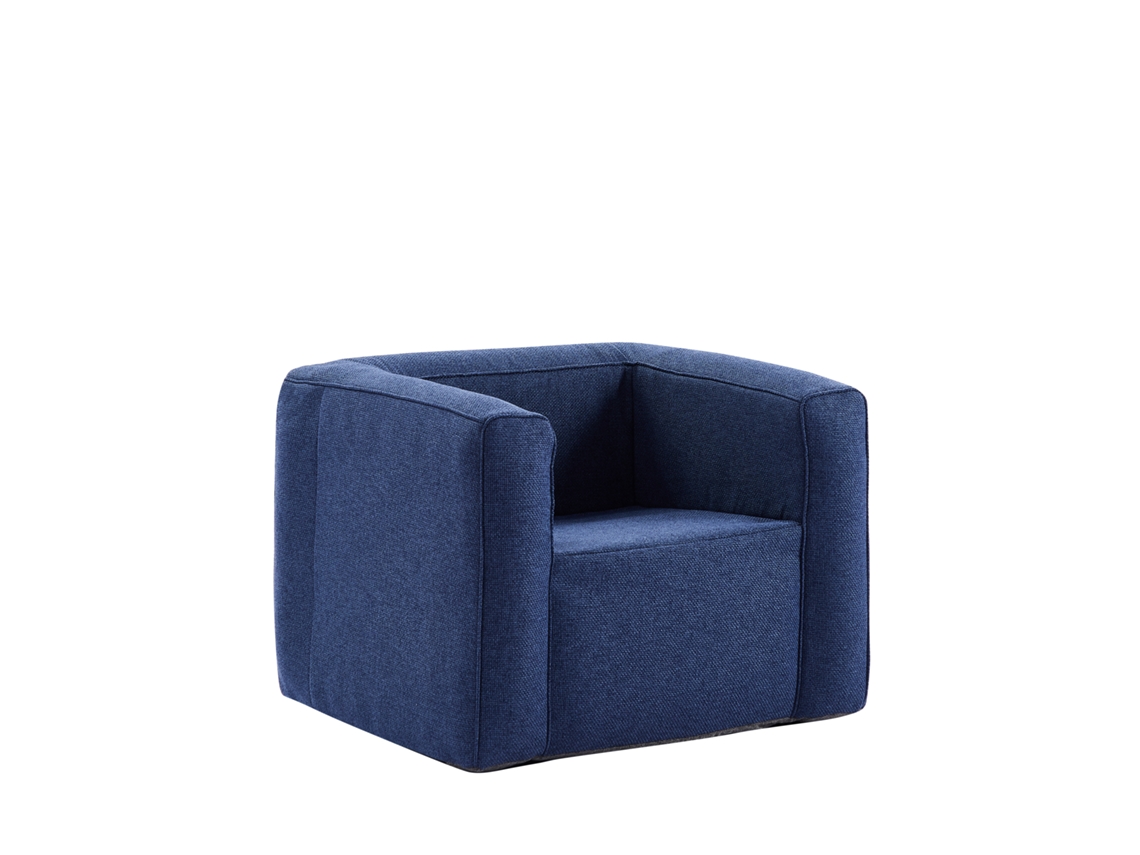 Cadeira Inflável Interior e Exterior Resistente À Água e Clima Confortável e Leve Fácil de Inflar e Desviar Terracota Azul TRENDYFLAIR