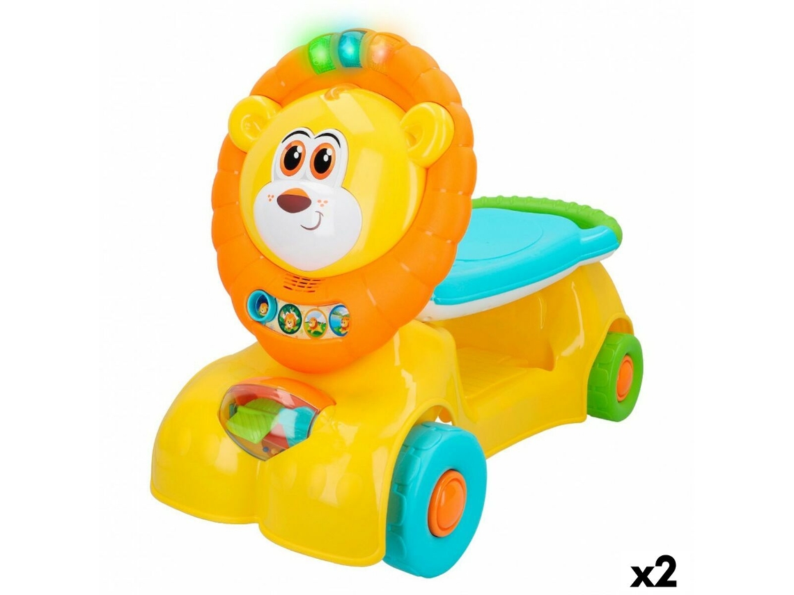 Andador WINFUN Leve Som Leão 57 x 42 x 26 Cm (Idade Mínima Recomendada: 12 meses - 2 unidades)