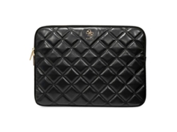 Guess Bolsa para PC de 13 / 14 polegadas almofadada com logótipo 4G Preto