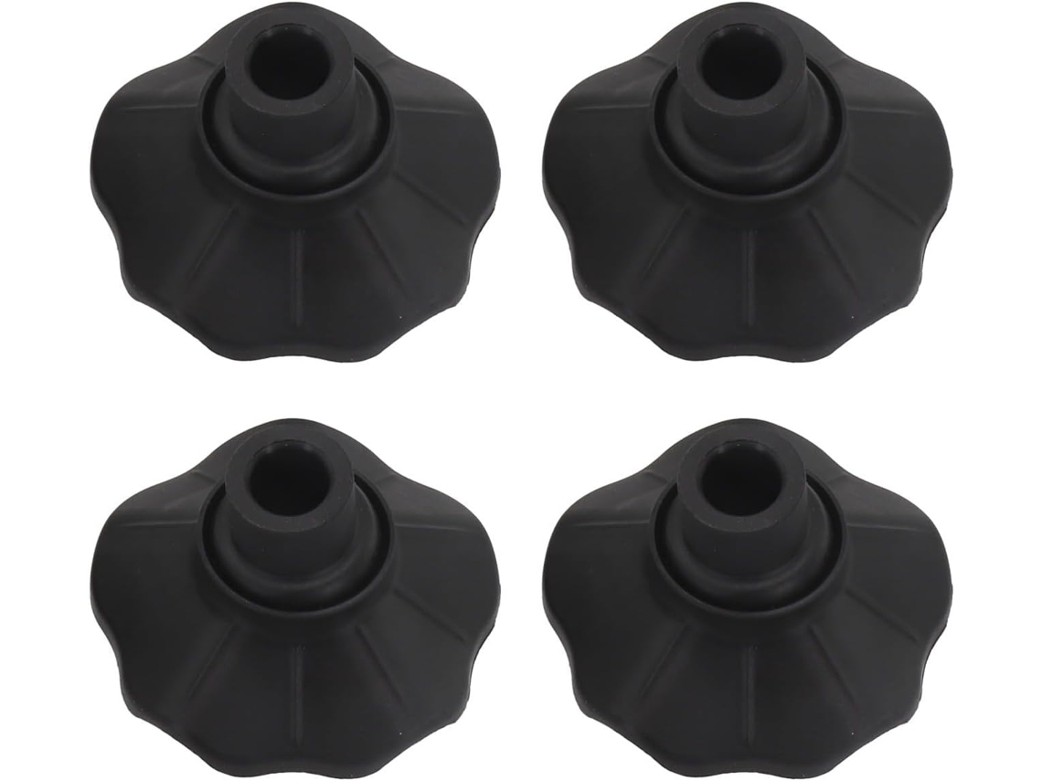 Protetores De Pés Cadeira 14mm, Elásticos E Antirriscos, Para Cadeiras De Camping E Móveis Jardim, Conjunto Com 4 Peças