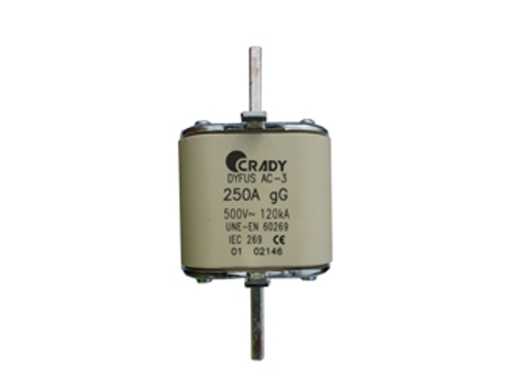 Fusível CRADY Ac-3 500A Gl