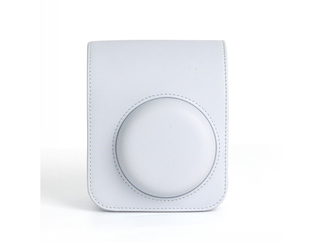 Estojo Retrô De Couro Para Câmera, 90g, Inclui Alça, Adequado Para Câmeras Instantâneas.a Sacola Universal 12/11 Comporta A Cor Jasmine White. Yunzii