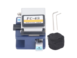 Yuru cortador de Fibra Óptica de Alta Precisão com Lâmina de 12 Superfícies para Splicing e Corte Fc‑6s Azul Roxo