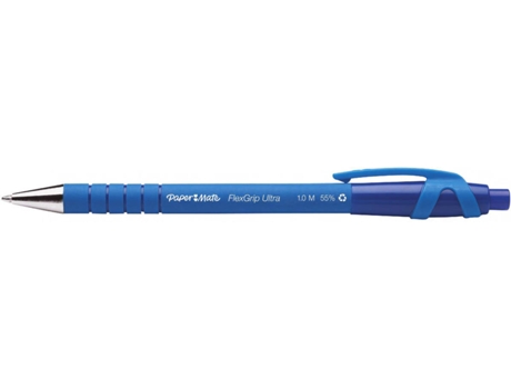 Caneta Flexgrip Azul Retratil