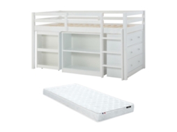 Cama Combinada Com Secretária E Arrumação Abreno