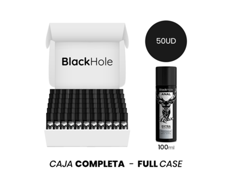Moq 50 - Base de silicone concentrada Black Hole Dilatação Anal 100 Ml