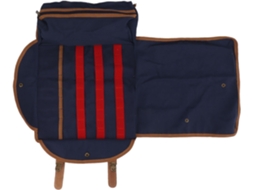 Bolsa Garçom em lona resistente com altura ajustável para atividades ao ar livre, kit de viagem Garçom de grande capacidade, azul.