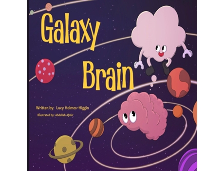 Livro Galaxy Brain de Lucy Holmes-Higgin (Inglês)