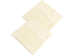 Capas de Almofada Bege, Conjunto 2 Peças, Quadradas em Cetim, 45x45cm. Confortáveis e com Baixa CHABERLU