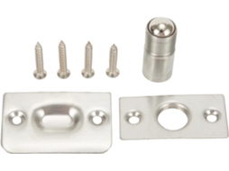 Fecho De Porta Com Esfera Roldana Ajustável, Conjunto De Fecho Mola Em Aço Inoxidável Com Placa Batente, Fechadura De