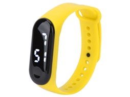 2026 relógio Digital Esportivo Led Amarelo para Meninos