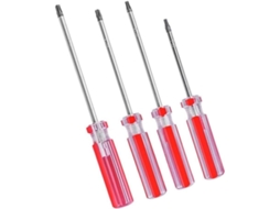Conjunto De Chaves Fenda Magnéticas Resistentes Para T15, T20, T25 E