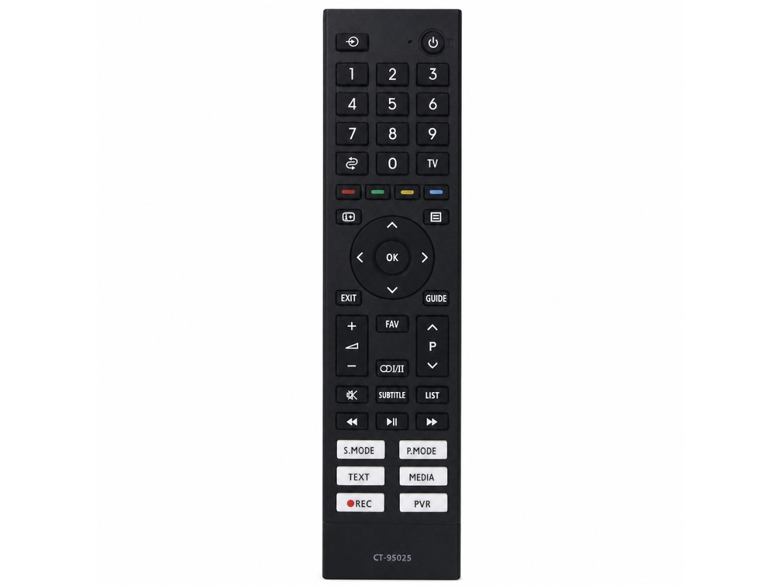 Comando À Distância De Substituição Para Tv Compatível Com Toshiba Ct-95025_dae