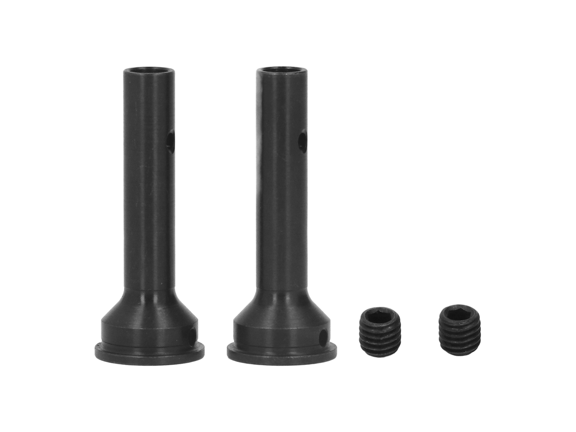 Mali eixo Cvd Rc de Aço 8mm Diâmetro 44.5mm Comprimento 2 Peças para Arrma 1/7 1/8 Preto