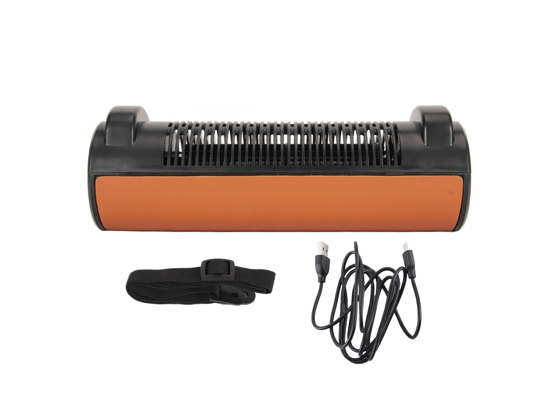 Aetheria ventilador de Assento de Carro Sem Pás Usb 3 Velocidades com Correia Ajustável Marrom