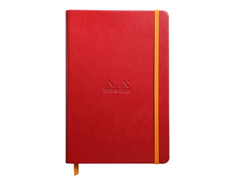 Caderno e bloco RHODIA 118753C A5 96 folhas vermelho