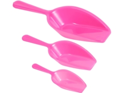 Conjunto De 3 Mini Colheres Rosa Joias