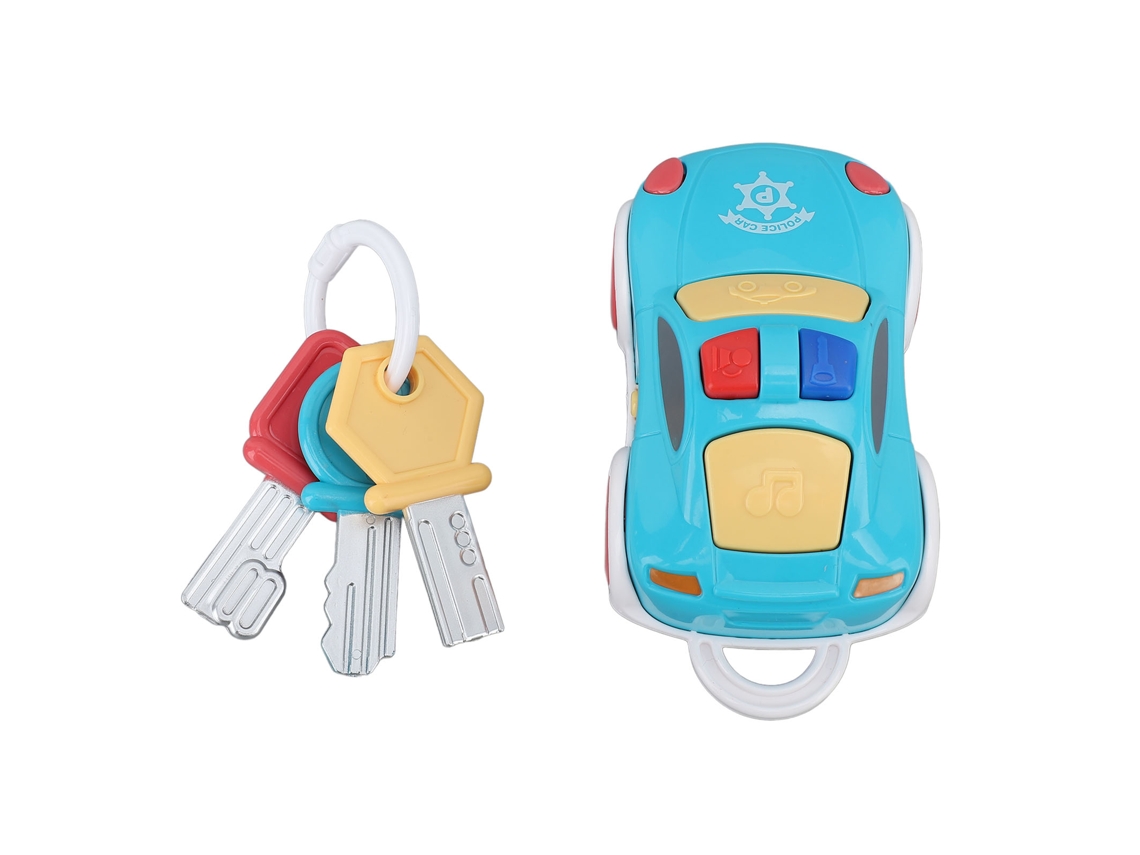 Mali brinquedo Chave de Carro Educativo com Luz e Música para Interação Pais e Filhos
