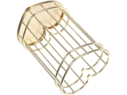 Porta-canetas Aboofan em aço inoxidável dourado, formato de coração, estilo nórdico, organizador de mesa prático E
