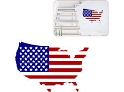 Adesivos Parede Pvc Independência Americana Fáceis Aplicar Reutilizáveis Ideais Decoração Festas Festivais Dia GOKOCO