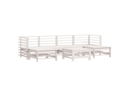 Garden Lounge Set, Garden Lounge Sets Vidaxl Branco Madeira De Pinho (n/a)