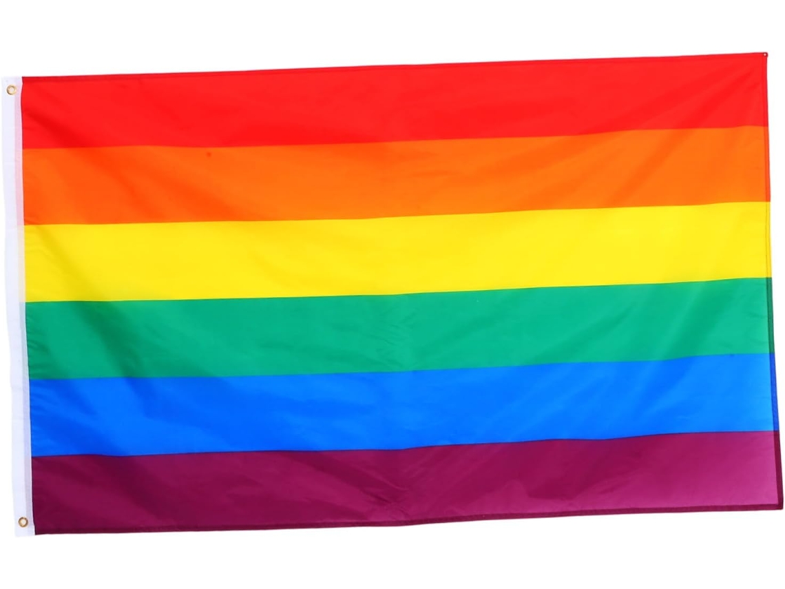 Bandeira De Poliéster Com As Cores Do Arco Íris Para Decoração De Jardins Externos, Festas E Outras Gokoco