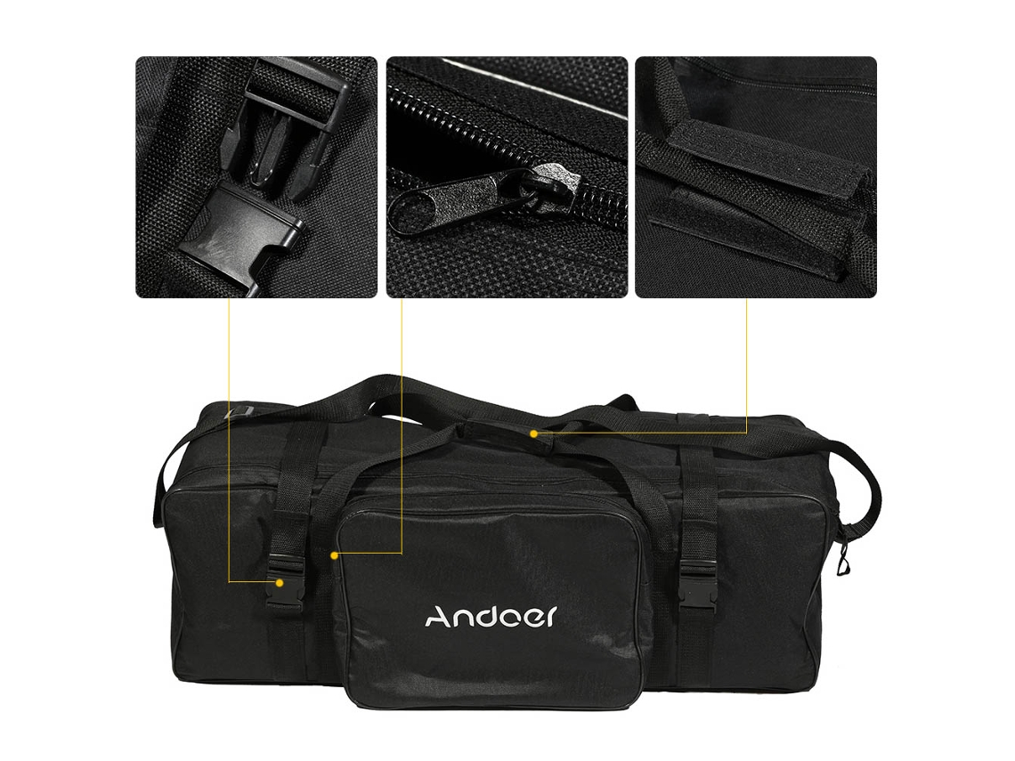Bolsa Profesional Para Equipo De Fotografía Y Video Con Espesor, Grande, Resistente, Para Trípode Y Luces De Estudio