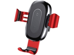 Carregador Sem Carro Qi Fast Ventilador YIZHOOD Vermelho