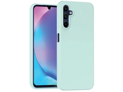 Capa Gentil para Samsung Galaxy A15 MERCURY Pele Sintética Verde