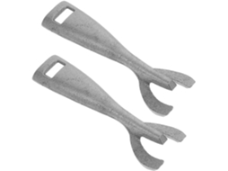 Alipis Conjunto De 2 Pinças Ferro Para Churrasco, Anti Escaldantes Para Assar No Forno E Grelhar, Acessórios De Cozinha