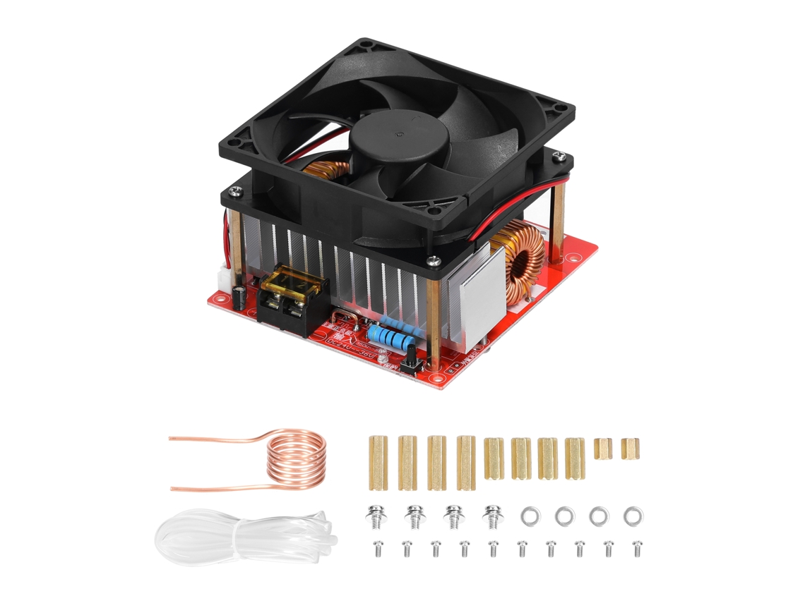 Placa De Aquecimento Por Indução Zvs 1000w Módulo De Baixa Tensão Com Bobina E Tubo De Cobre Para Templeamento E Recozimento