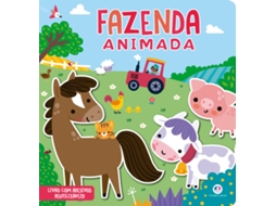 Livro Fazenda Animada - Atividades Com Adesivos Que Cola E Descola De Holly Morris (português)