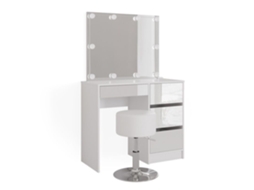 Toucador Sherry Brilho Iluminação Led VICCO Branco (90 cm)
